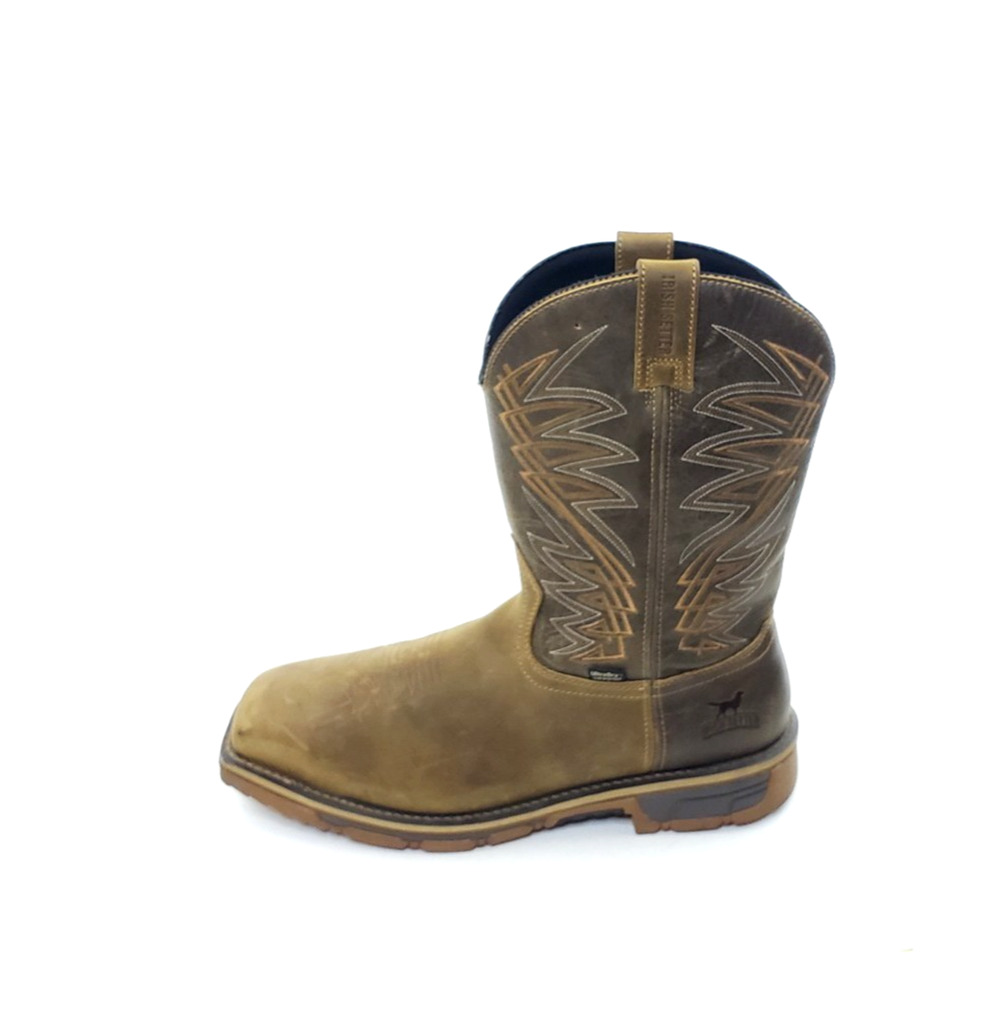 Irish Setter Marshall Mens Work Boots Waterproof Safety Toe Brown Size 14 EE